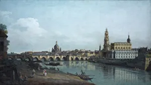 Bellotto Prints: Dresden seen from the Right Bank of the Elbe