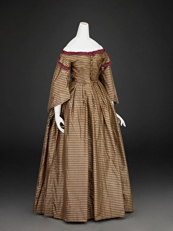 Dressmaking Prints: Dress, 1860s. Creator: Unknown
