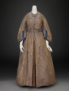 Dress, 1860s. Creator: Unknown
