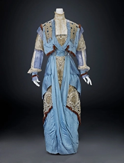 Beads Prints: Dress, about 1912. Creator: Girolamo Giuseffi