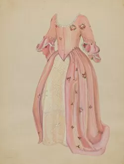 Ladieswear Gallery: Dress, 1935 / 1942. Creator: Charles Criswell