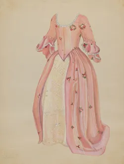 Ladieswear Gallery: Dress, 1935 / 1942. Creator: Charles Criswell