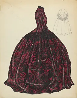 Dorothy Gernon Prints: Dress, 1935 / 1942. Creator: Dorothy Gernon