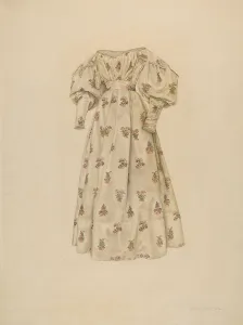 Lawson Irene Prints: Dress, 1935 / 1942. Creator: Irene Lawson