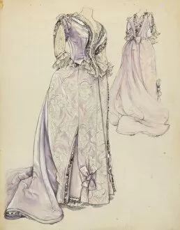 Rose Gallery: Dress, 1935 / 1942. Creator: Jean Gordon