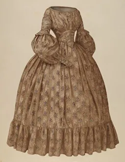 Dress, 1935 / 1942. Creator: Julie C Brush