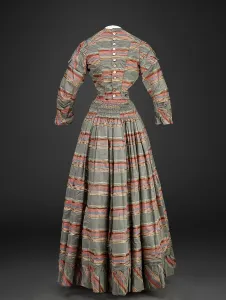 Dressmaking Prints: Dress (Bodice, Skirt), about 1860. Creator: Unknown