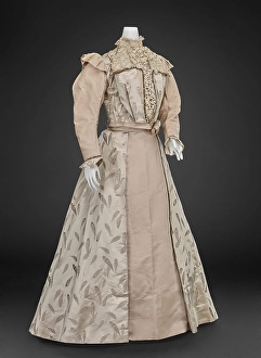 Satin Prints: Dress (Bodice, Skirt), 1898-1900. Creator: L. P. Hollander & Co