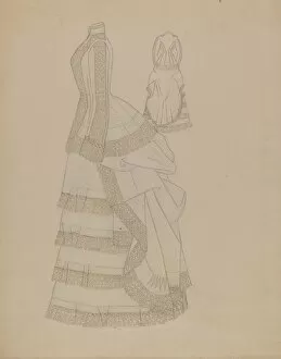 Ladieswear Gallery: Dress, c. 1936. Creator: Catherine Fowler