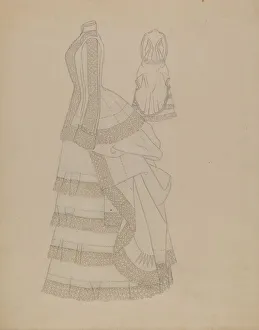 Ladieswear Gallery: Dress, c. 1936. Creator: Catherine Fowler