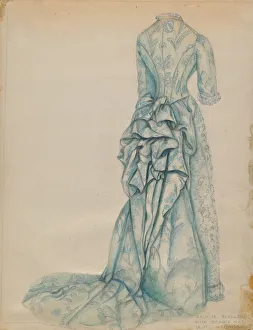 Sequins Prints: Dress, c. 1936. Creator: Fanchon Larzelere