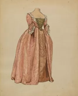 Pink Gallery: Dress, c. 1936. Creator: Jean Gordon