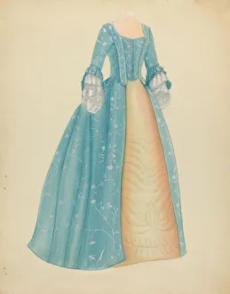 Dress, c. 1936. Creator: Jean Peszel
