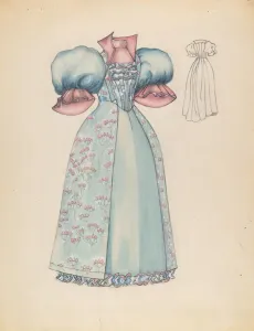 Dress, c. 1936. Creator: Jean Peszel