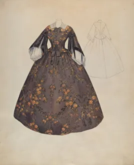 Dress, c. 1936. Creator: Jean Peszel
