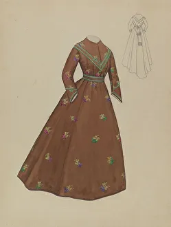 Benge Jessie M Prints: Dress, c. 1936. Creator: Jessie M. Benge