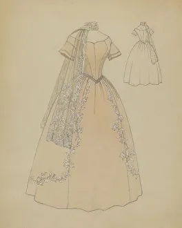 Dress, c. 1936. Creator: Jessie M. Benge