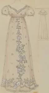 Benge Jessie M Prints: Dress, c. 1936. Creator: Jessie M. Benge