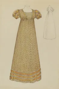 Benge Jessie M Prints: Dress, c. 1936. Creator: Jessie M. Benge