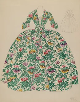 Dress, c. 1936. Creator: Julie C Brush