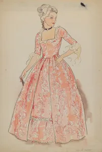 Dress, c. 1936. Creator: Lillian Causey