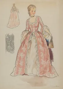 Dress, c. 1936. Creator: Lillian Causey