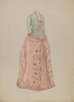 Marie Mitchell Prints: Dress, c. 1936. Creator: Marie Mitchell