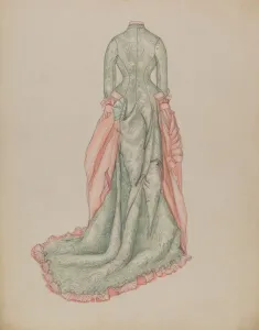 Dress, c. 1936. Creator: Marie Mitchell
