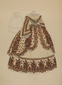 Hofmann Melita Prints: Dress, c. 1936. Creator: Melita Hofmann