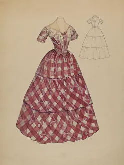 Crimi Nancy Prints: Dress, c. 1936. Creator: Nancy Crimi