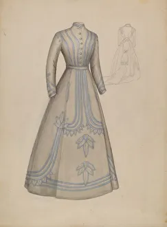 Dress, c. 1936. Creator: Nancy Crimi