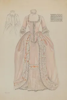 Dress, c. 1936. Creator: Nancy Crimi