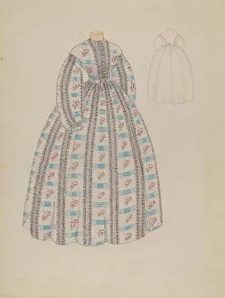 Sleeve Gallery: Dress, c. 1936. Creator: Roberta Spicer