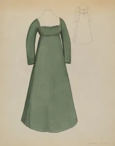Dress, c. 1936. Creator: Roberta Spicer