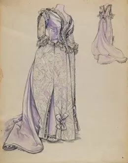 Dress, c. 1936. Creator: Sylvia DeZon