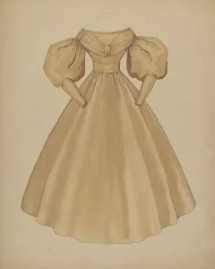 Dress, c. 1937. Creator: Doris Beer