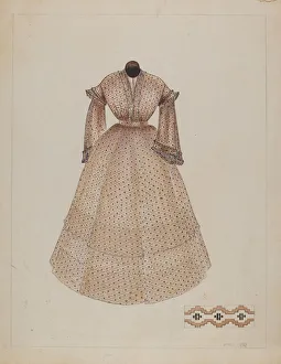Dress, c. 1937. Creator: Edith Miller