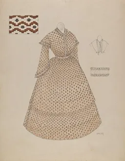 Dress, c. 1937. Creator: Edith Miller