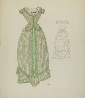 Joseph L Prints: Dress, c. 1937. Creator: Joseph L. Boyd