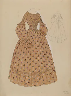 Dress, c. 1937. Creator: Julie C Brush