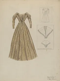 Dress, c. 1937. Creator: Mary E Humes