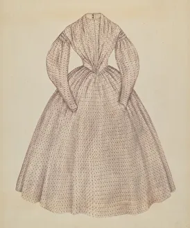 Hofmann Melita Prints: Dress, c. 1937. Creator: Melita Hofmann