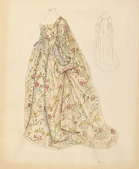 Crimi Nancy Prints: Dress, c. 1937. Creator: Nancy Crimi