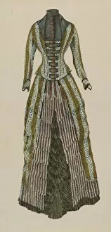 Corset Gallery: Dress, c. 1937. Creator: Ray Price