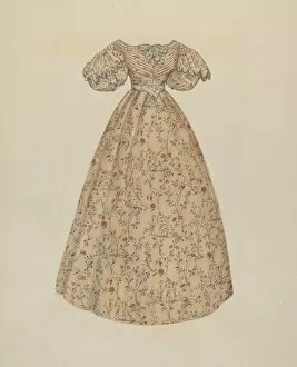 Sleeve Gallery: Dress, c. 1938. Creator: Catherine Fowler
