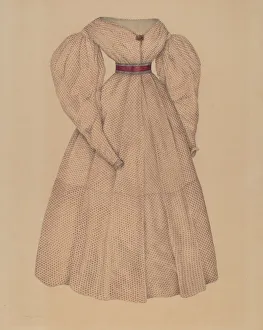 Dress, c. 1938. Creator: Nancy Crimi