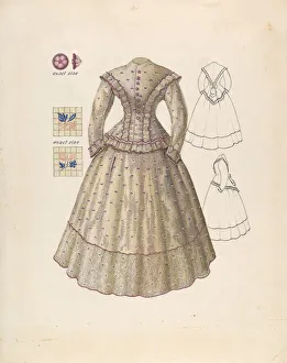 Henry Moran Gallery: Dress, c. 1940. Creator: Henry Moran