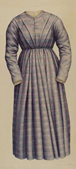 Bashaw Edward Prints: Dress, c. 1941. Creator: Edward Bashaw