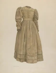 Dress, c. 1942. Creator: Nancy Crimi