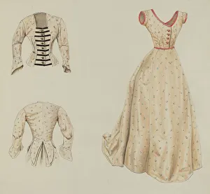 Ladys Prints: Dress. Creator: Lucien Verbeke